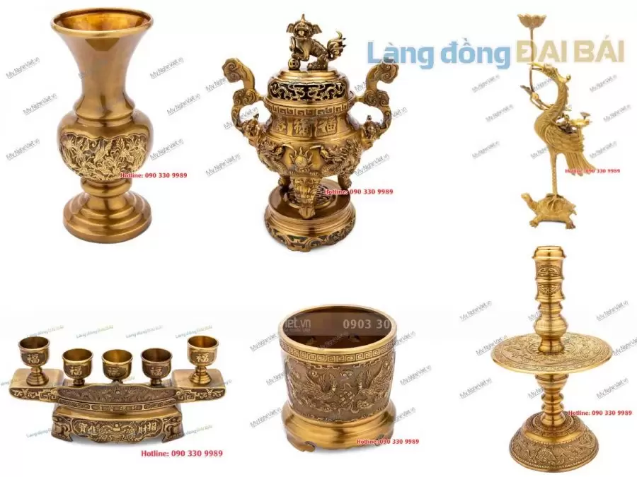 bộ thờ cúng gia tiên