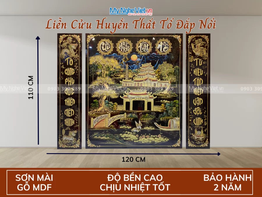 liễn sơn mài cao cấp