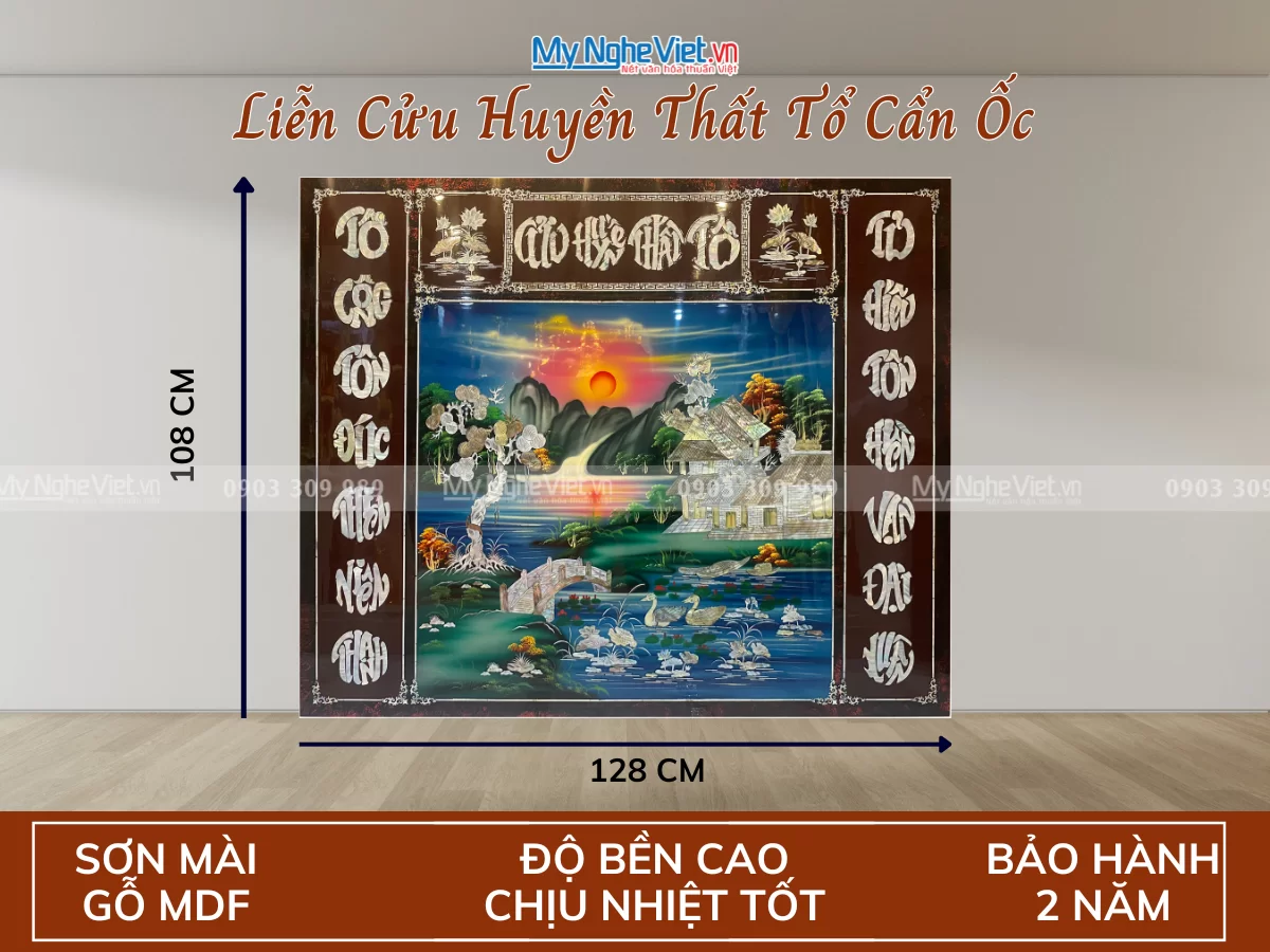 liễn sơn mài cao cấp